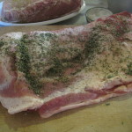 pork belly w tuscan herbs