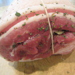 pork belly rolled