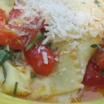 tomato basil w ravioli